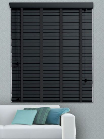 50 mm Ahşap Jaluzi Perde Kurdelalı (SAJK5005) resmi